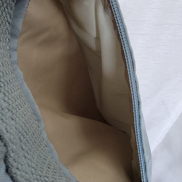 Kipling City Backpack Womens Medium Light Blue Drawstring Flap Monkey Keychain - Picture 10 of 12